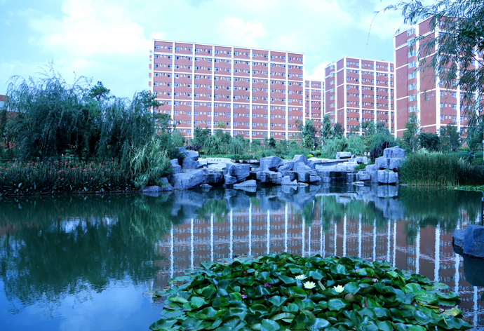 云南經濟管理學院_中央水池